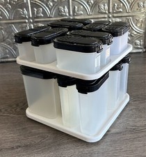 Tupperware Rotating Rack with 16 Spice Shaker...