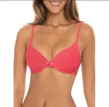 38 DDD Secret Treasures T-Shirt Bra Womens Size Pink Lightly Lined Underwire