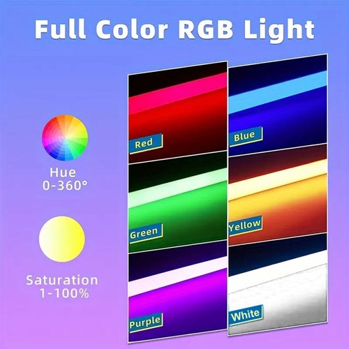 3/5X RGB APP Hexagon LED Lampe Werkstatt Garage Decken Leuchte Waben Beleuchtung - Bild 17 von 28