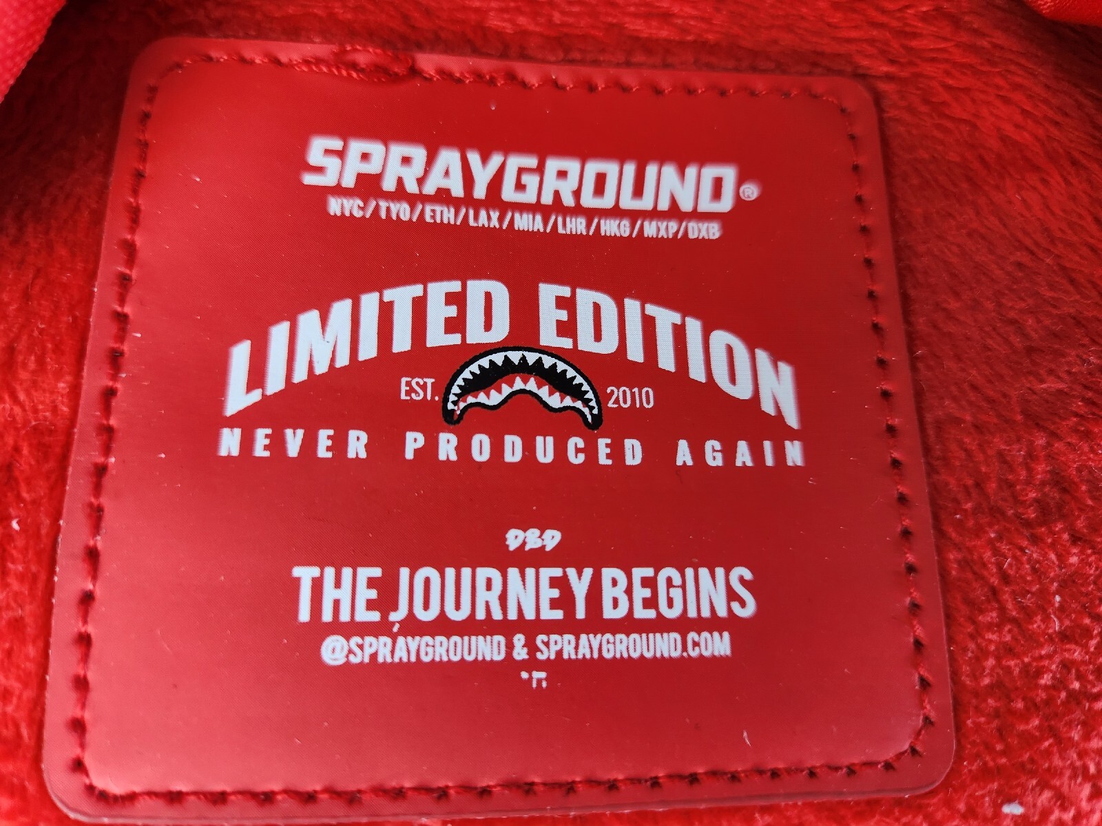 SPRAYGROUND GAME OVER Sharks BACKPACK Limited Edit… Gem