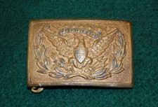 GREAT 1870'S Indian Wars OFFICER'S HIGH QUALITY DETAIL BRASS EAGLE BELT BUCKLE