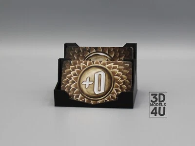 Modifikatordeckhalter für Frosthaven Brettspiel Zubehör Modifier Deck 3D Druck