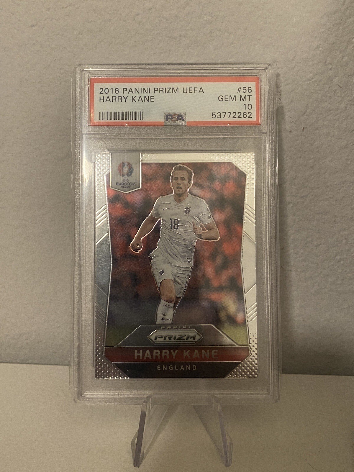 2016 Panini Prizm UEFA Harry Kane PSA10