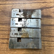 LH Dies 1, 2, 3, 4 Oster Series 300 Threading Dies 3/8  -16 NC