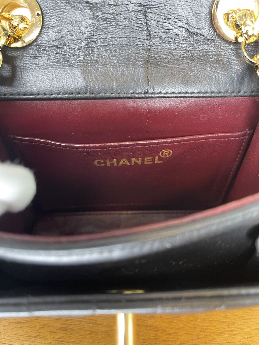 Auth CHANEL CLASSIC 24K BIJOUX CHAIN VINTAGE CROSSBODY MINI Auth CHANEL CLASSIC 24K BIJOUX CHAIN VINTAGE CROSSBODY MINI