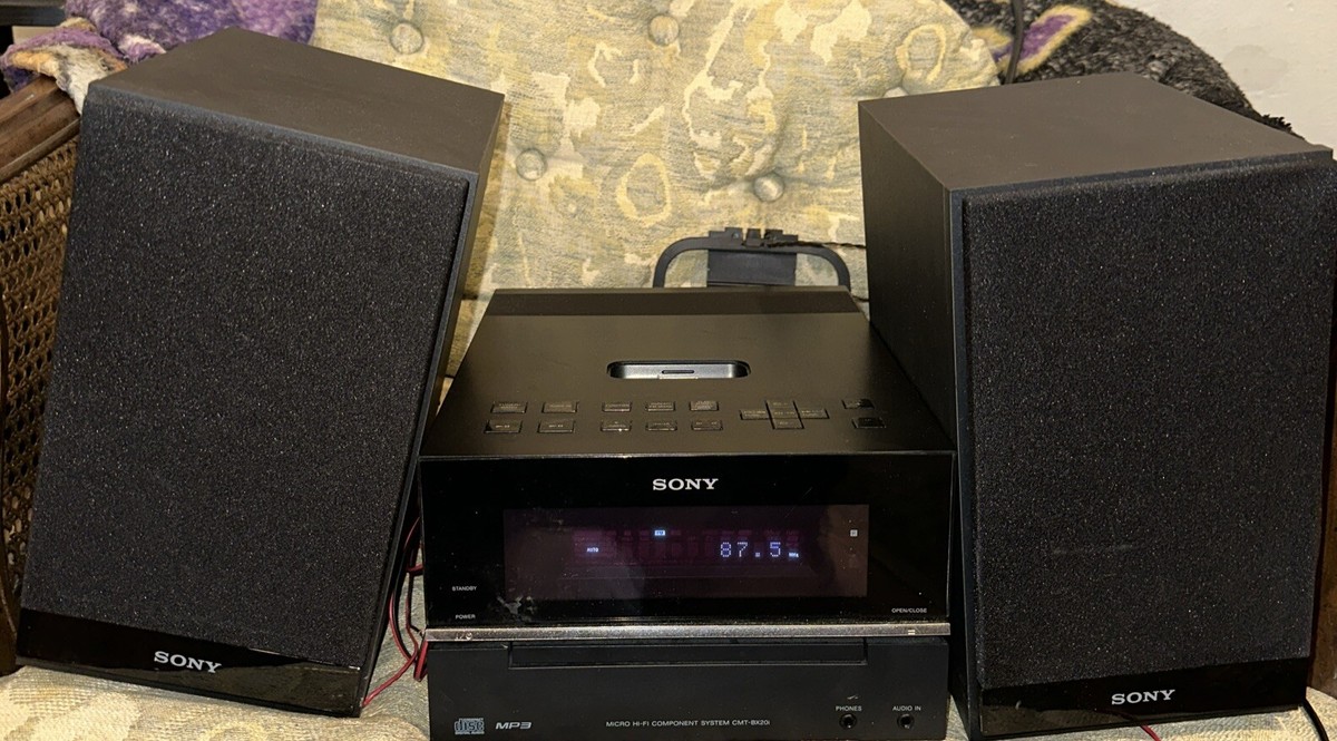 Sony HiFi HCD-BX20i Micro System AM FM CD Player iPod Receiver Amp