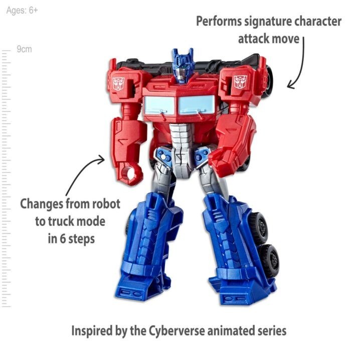 Transformers: Cyberverse - Ion Burst Optimus Prime 4” Action