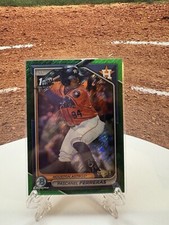 2024 Bowman Chrome Green Shimmer #BCP240 Pascanel Ferreras 1st ROOKIE 06/99