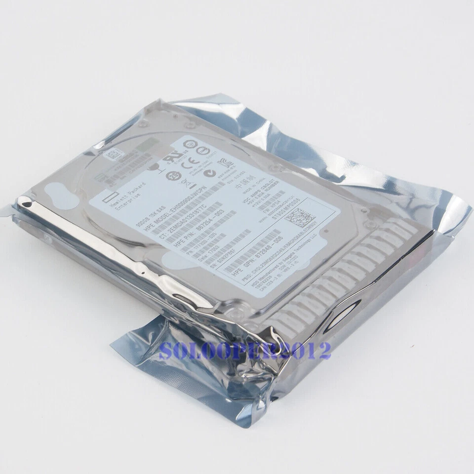 HPE 900GB SAS 12G 15K ENT 2.5" DS HDD 870759-B21 870795-001 - Image 2 of 4