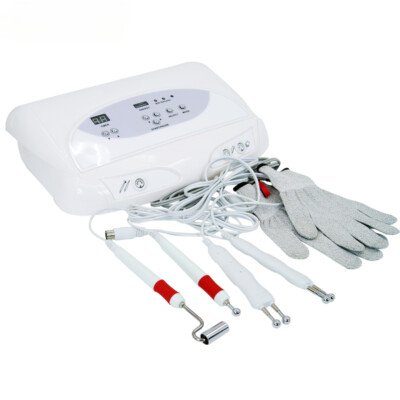 Au-8403 Galvanic BIO Face Lift Machine Microcurrent Gloves Facial Toning Device