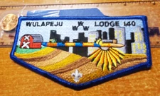 OA WULAPEJU Lodge 140 issue S37, Blackhawk Area Council, Illinois (1hg)