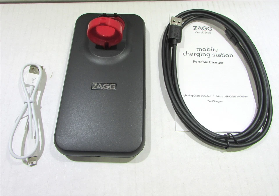 Estación de carga Zagg 5000 mAh para Apple iPhone/iWatch - Negra Foto 3 de 4
