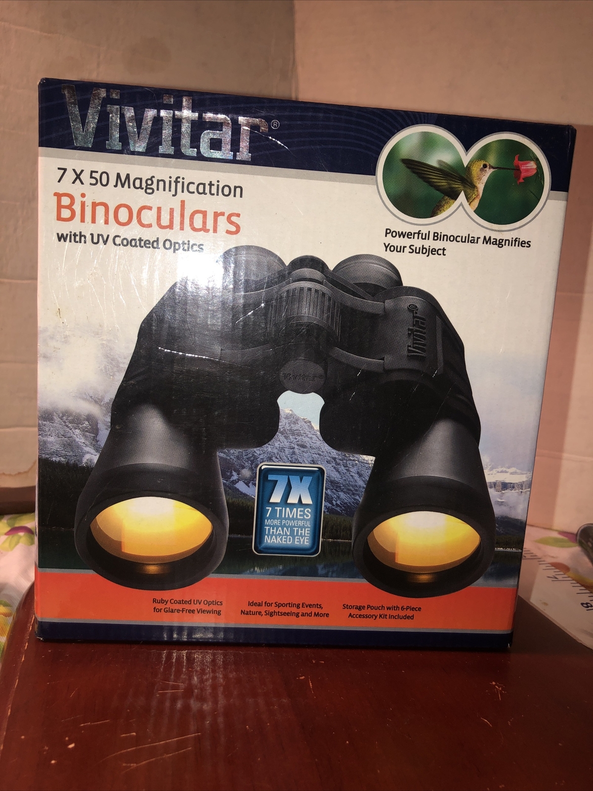 Vivitar 7 X 50 Magnification Binoculars With UV Coated Optics for sale