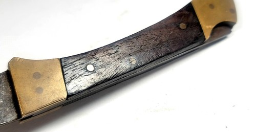 Vintage Lock Blade Folding Pocket Knife Pakistan Well Made Solid - Picture 2 of 9