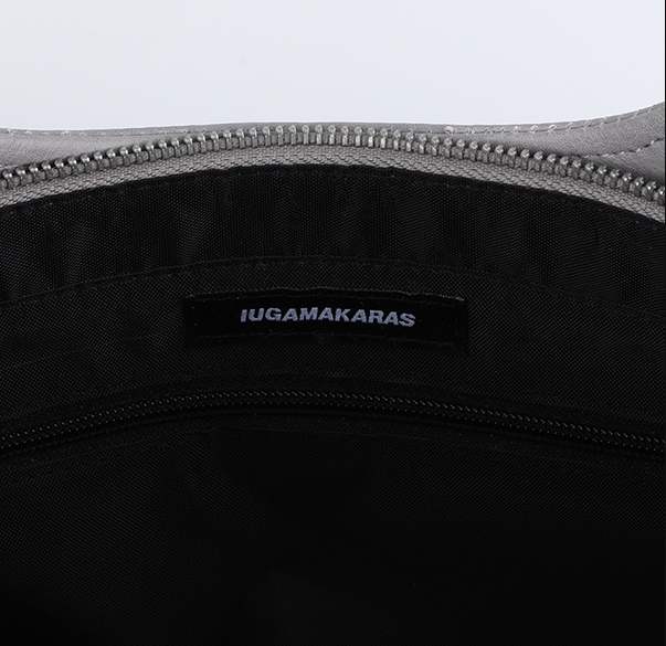 Taped Shoulder Bag IUGAMAKARAS ナイロンバッグ IUGAMAKARAS Laced Ribbon Shoulder Bag Light Purple | Korean