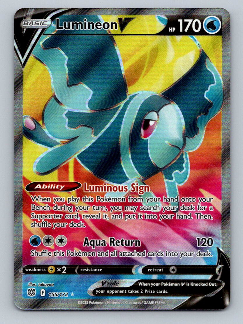 lumineon v pokemon card price Lumineon V - SWSH250 - Ultra Rare Sword & Shield Promos