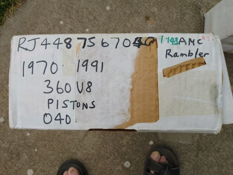 JUEGO DE ANILLOS DE PISTÓN/MOLY AMC/RAMBLER/JEEP 1970/91 360-5,9 V8 030/040 CANTIDAD EE. UU. FUNDIDO Foto 3 de 4