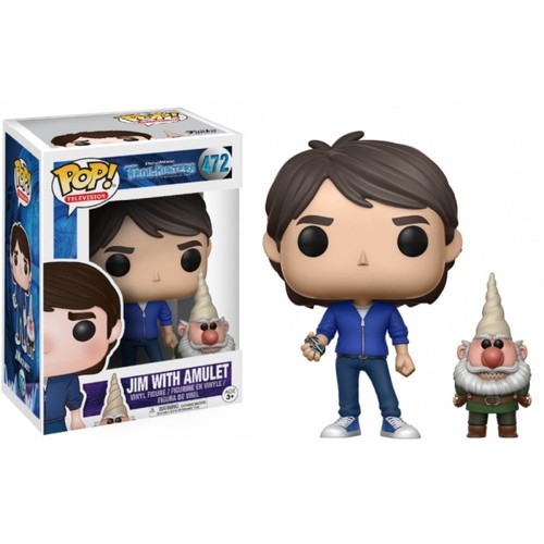 EXCLUSIVE DREAMWORKS TROLL HUNTERS - JIM AMULET 3.75" POP VINYL FIGURE 472 - 第 1/1 張圖片
