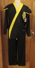 Boys Halloween Costume Black Dragon Ninja Childrens Size Large