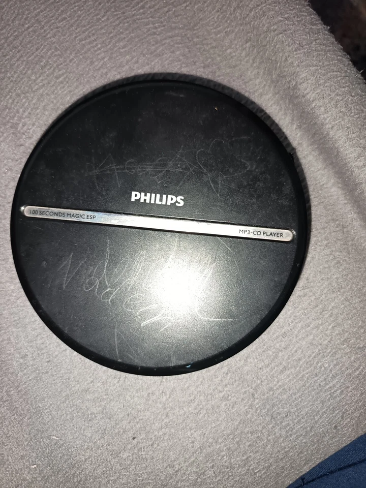 Philips EXP2546 Portable CD Player 100 Sec Magic ESP Discman Black