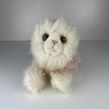 Russ Berrie Cat Plush Fritzie Pink Bow