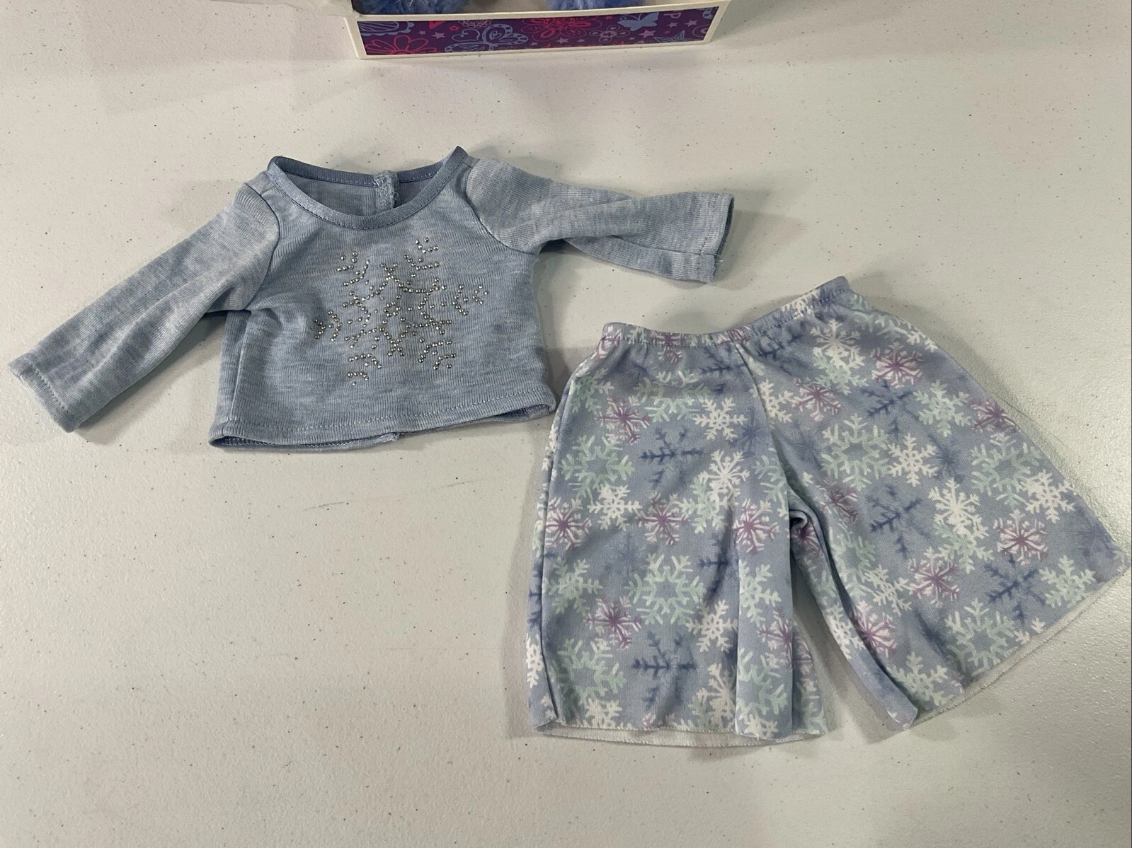  let it snow sleep outfit snowflake pjs box 