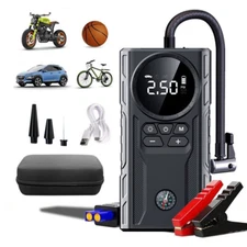 Car Jump Starter with Air Compressor 39800mAh Battery Jumper Box Charger Booster