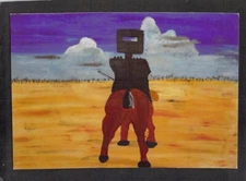 D0795 Australia Art Holy Cross School After Sidney Nolan postcard