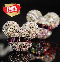 2pcs Purple Car Air Freshener Holder Container Auto Mickey Mouse Sparkling 2pcs Purple Car Air Freshener Holder Container Auto Mickey Mouse Sparkling
