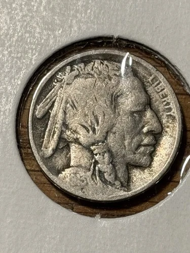 1913 D Type 1 (Raised Ground) Buffalo Nickel - Good Condition