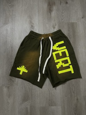Green Vertabrae Shorts Amazing Quality Size Medium