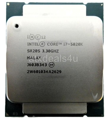 Intel CORE i7-5820K SR20S 3.30GHz 6-Core 15MB LGA 2011 CPU Processor