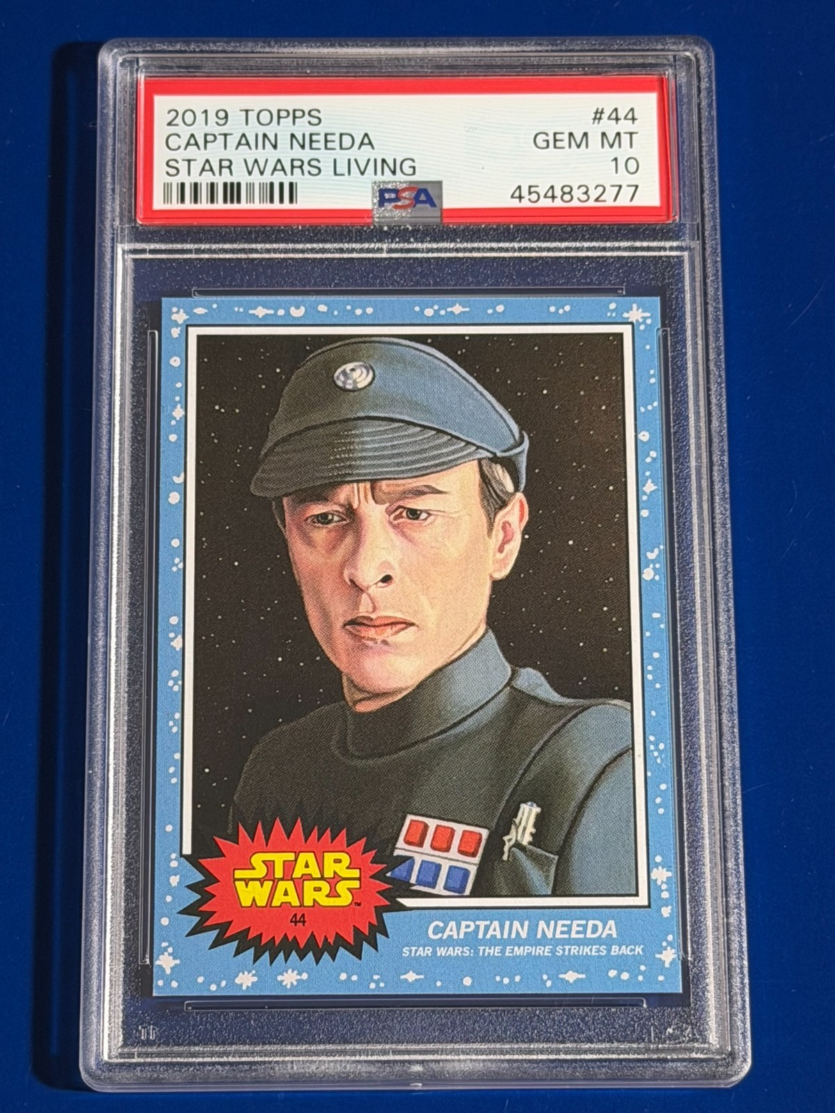 2019 Topps Star Wars Living Set #44 Captain Needa - PSA 10 GEM MINT 3277