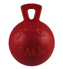 Jolly Pets Tug N Toss 8 Inch Red Dog Toy Fetch Float Durable for Large Dogs