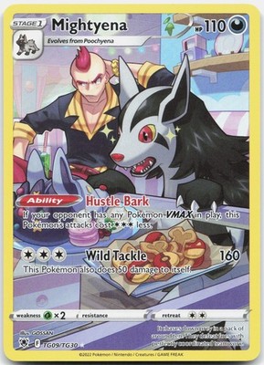 Mightyena Ultra Rare SWSH10: Astral Radiance Trainer Gallery TG09/TG30 NM