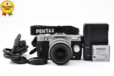Near Mint PENTAX Q10 Silver English Menu w/ 5-15mm Lens From JAPAN