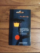 Flectr Microprismatic Reflective Clip Saddle Mount New