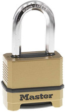 Combination Lock, Heavy Duty Weatherproof Padlock, Resettable for Outdoor Use, B