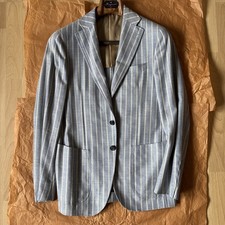 Raffaele Caruso MA.CO. jacket size 48 blue wool unstructured unworn