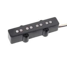 StewMac Standard Jazz Bass Pickup pickup, Neck, Black Cover