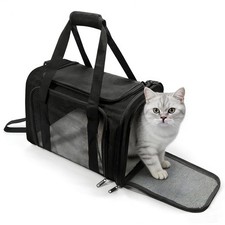 Dog Carrier for Pets, Up to 25 Lbs, Collapsible Travel Carriers for Puppy wit...