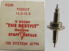 Tissot 15.2 15.3 watch part: balance staff #7...