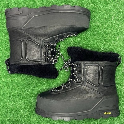 UGG Shasta Mid GORE-TEX Waterproof Boots Black Men s 6 Hiking Outdoor NEW