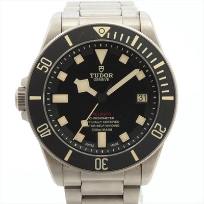 Tudor Pelagos LHD 25610TNL TI TI AT black dial 1 Extra Link Extension belt x 1