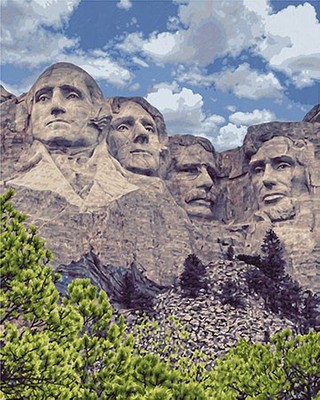 Malen nach Zahlen Mount Rushmore (Simba Dickie (Noris Spiele GmbH)) NEU/OVP