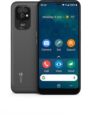Doro 8100 Smartphone 6,1'' 32 GB Notfalltaste Android 11 Go Hörgerätekompatibel 