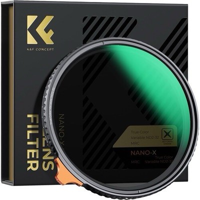 K&F CONCEPT 2-in-1 True Color Camera Filter Set Polfilter&ND2-ND32 Nano-X Serie