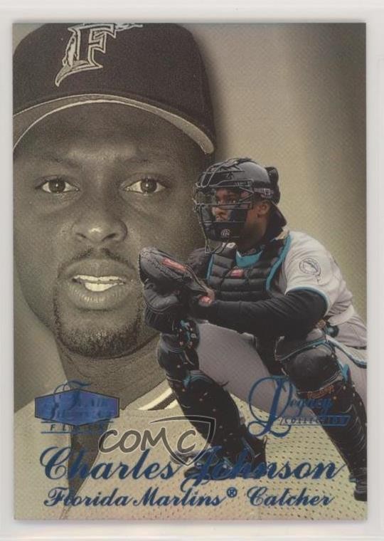 1998 Flair Showcase Row 3 Legacy Collection 15/100 Charles Johnson #42 0lm
