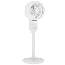 Image of HOMCOM 9 Inch Air Circulator Fan 70° Oscillation Carry Handle White