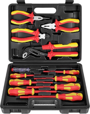 BILITOOLS Insulated Screwdriver & Pliers Set, 1000V Electrical Tools for Electri